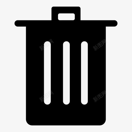 垃圾箱灰尘商店图标svg_新图网 https://ixintu.com 商店 在线商店 垃圾 垃圾桶 垃圾箱 灰尘 网络