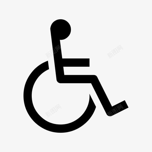 wheelchairsvg_新图网 https://ixintu.com wheelchair 轮椅
