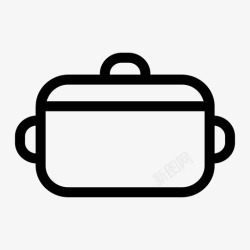 待煮盘装食物图标锅煮食物图标高清图片