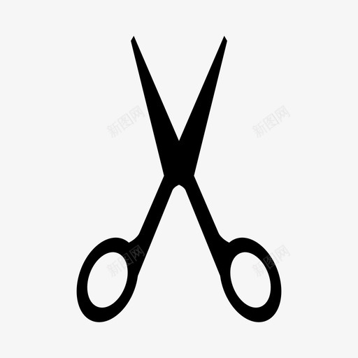 剪刀理发师头发图标svg_新图网 https://ixintu.com 剪刀 头发 工作 理发师