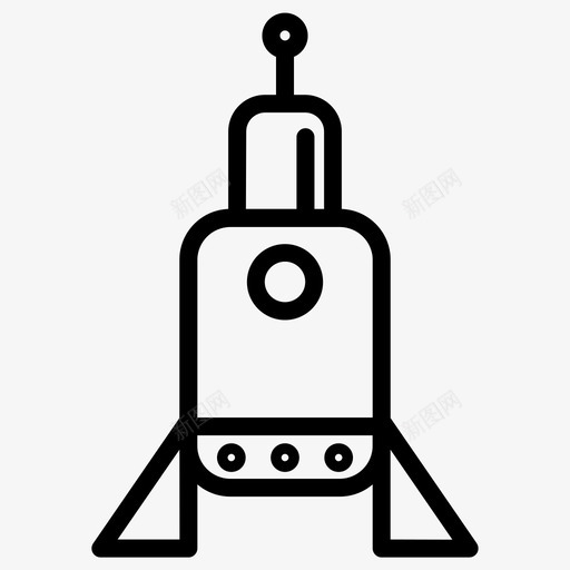 火箭外星人美国宇航局图标svg_新图网 https://ixintu.com 外星人 太空 火箭 美国宇航局 飞船