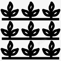 天然生长农作物树叶天然图标高清图片