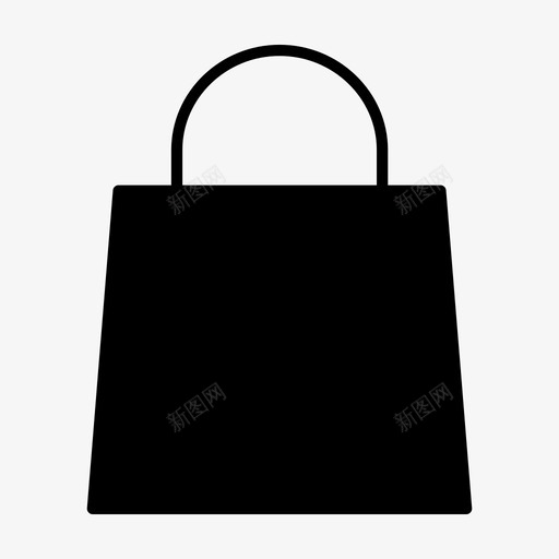 纸袋时尚购物图标svg_新图网 https://ixintu.com 时尚 纸袋 购物 购物袋