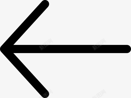 左箭头方向滚动图标svg_新图网 https://ixintu.com 左箭头 方向 方式 滚动