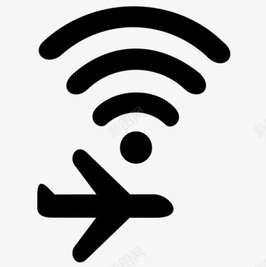 wifi飞机飞机机场图标图标