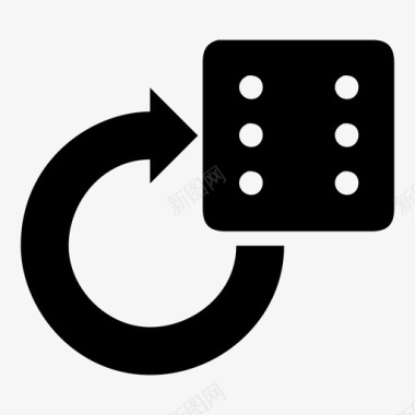 六骰子游戏图标图标