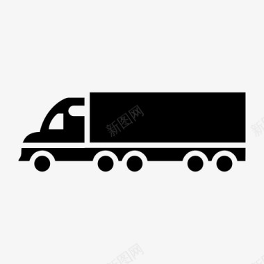 卡车集装箱卡车运输卡车图标图标