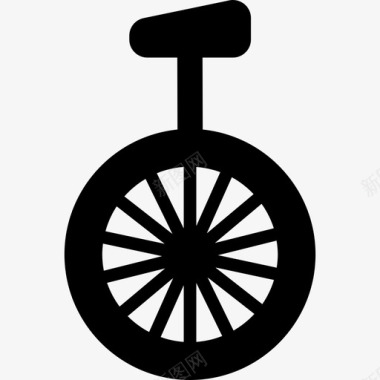 独轮车交通工具嘉年华图标图标