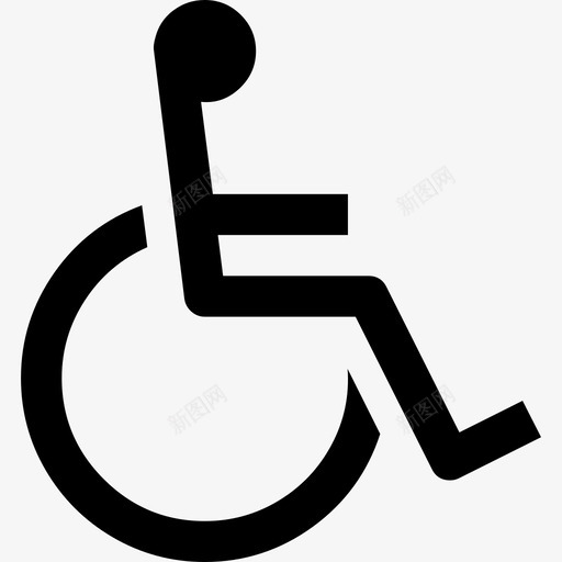 wheelchairsvg_新图网 https://ixintu.com wheelchair