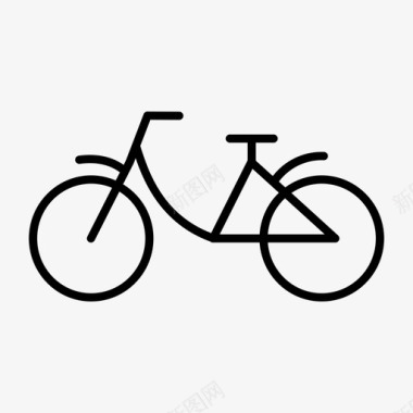 自行车山图标图标