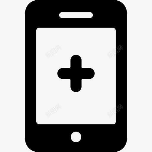 智能手机登录医院技术图标svg_新图网 https://ixintu.com 技术 智能手机登录医院