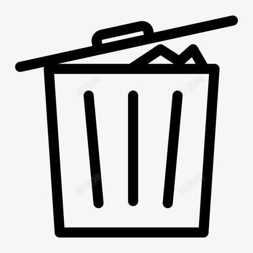 满满的垃圾桶满的垃圾桶垃圾桶图标svg_新图网 https://ixintu.com 回收 垃圾桶 满满的垃圾桶 满的垃圾桶