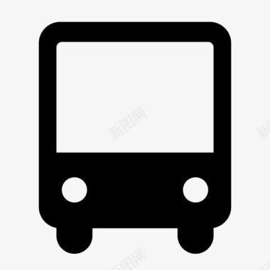 公共汽车长途汽车通勤图标图标