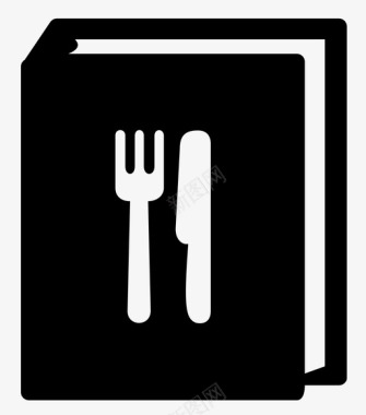 餐厅手册目录发行图标图标