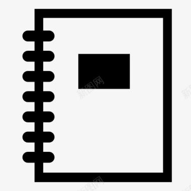 笔记本小册子文件图标图标