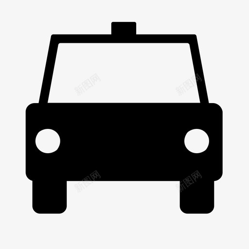 出租车汽车交通工具图标svg_新图网 https://ixintu.com 交通工具 出租车 汽车 网络图标集