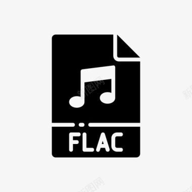 flac文档扩展名图标图标