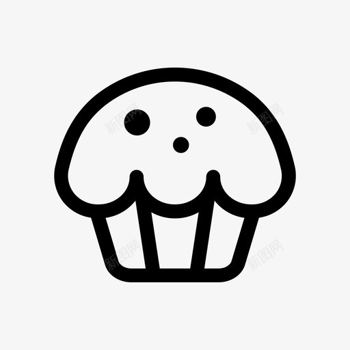 白松饼蛋糕巧克力图标svg_新图网 https://ixintu.com 巧克力 白松饼 美味 蛋糕 食客瘦身 食物 餐厅