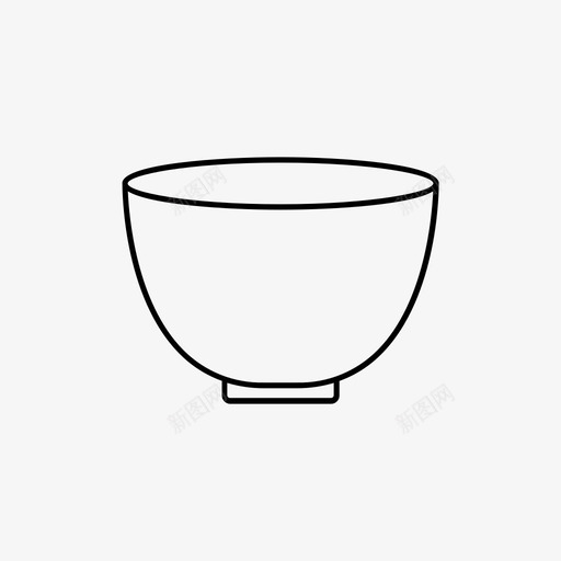 碗吃的食物图标svg_新图网 https://ixintu.com 吃的 汤 碗 米饭 食物 食物饮料