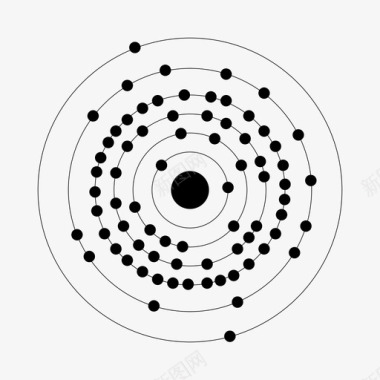 076锇锇原子化学图标图标