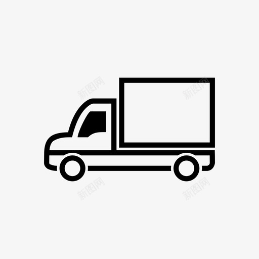 提货车箱子送货车图标svg_新图网 https://ixintu.com 提货车 箱子 车辆 运输工具 送货车