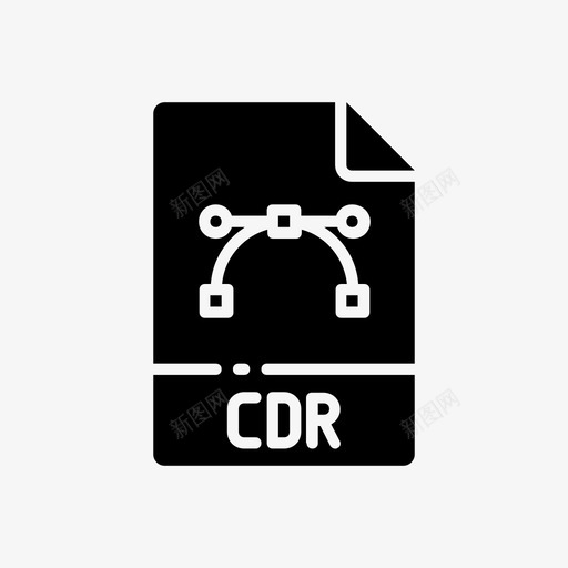 cdr文档图标svg_新图网 https://ixintu.com cdr 文件 文件格式ver4a 文档 类型 设计