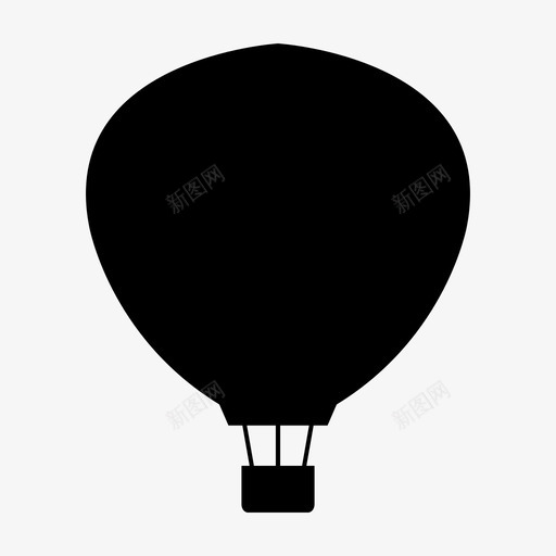 热气球天空交通图标svg_新图网 https://ixintu.com 交通 天空 旅行 热气球