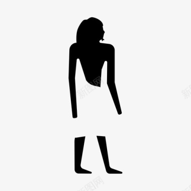埃及人文化人图标图标