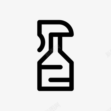 清洁剂卫生用品喷雾瓶图标图标