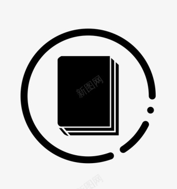 书籍按钮多媒体图标图标