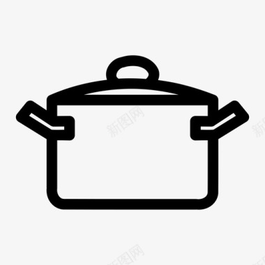 锅锅炉厨师图标图标