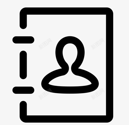 联系人管理svg_新图网 https://ixintu.com 联系人管理