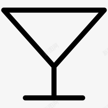 鸡尾酒酒精杯子图标图标