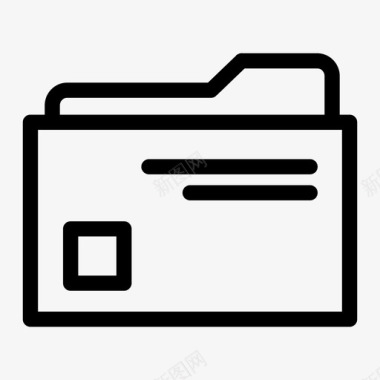 业务文件夹归档业务文件图标图标