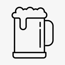 啤酒屋啤酒啤酒花园啤酒馆图标高清图片
