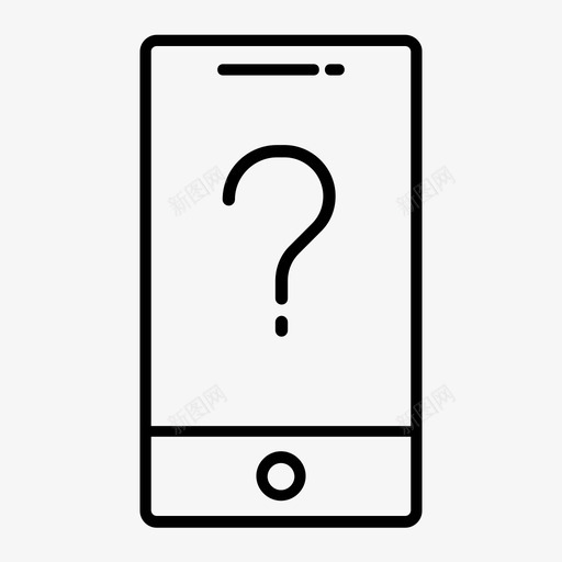 智能手机帮助常见问题解答问号图标svg_新图网 https://ixintu.com 如何操作 常见问题解答 智能手机帮助 问号