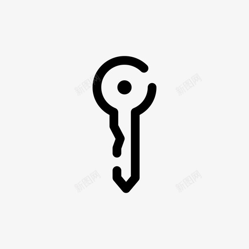 隐私访问密钥图标svg_新图网 https://ixintu.com 密钥 登录 移动应用程序打开行 设置 访问 隐私