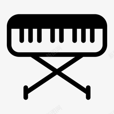 键盘乐器音乐图标图标