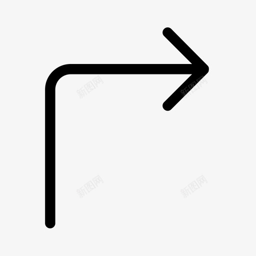 方向标志箭头行驶方向图标svg_新图网 https://ixintu.com 右转 方向1 方向标志 标志牌 箭头 行驶方向