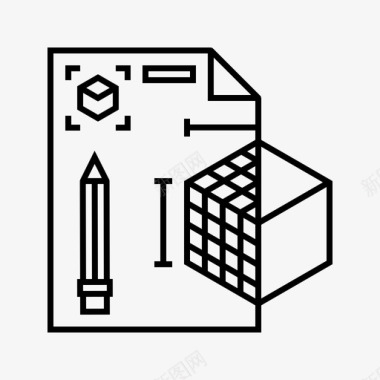 可视化绘制文件模型图标图标