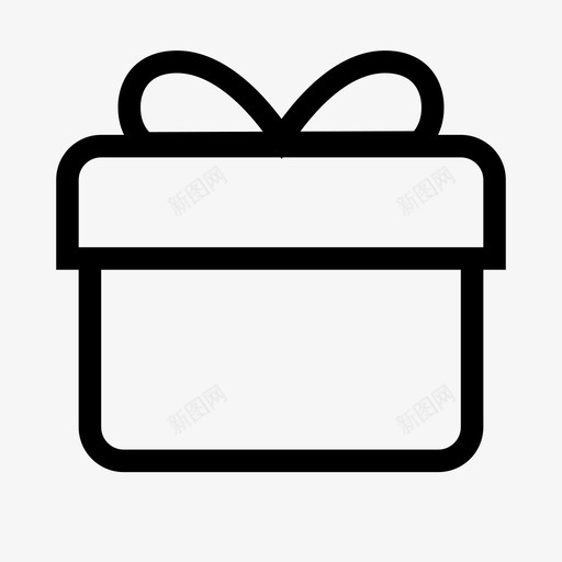 礼物盒svg_新图网 https://ixintu.com 礼物盒