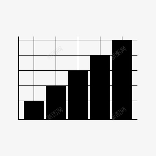 条形图业务演示文稿图标svg_新图网 https://ixintu.com 业务 条形图 演示文稿