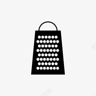 磨碎机奶酪磨碎机烹饪图标图标