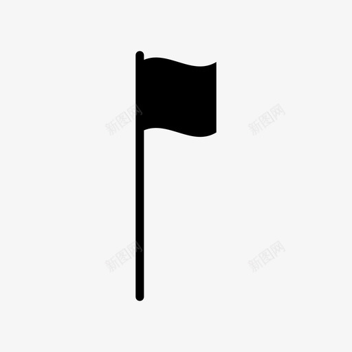 旗帜方向地图图标svg_新图网 https://ixintu.com 位置 地图 方向 旗帜