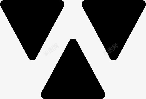 三角形装饰图标svg_新图网 https://ixintu.com 三角形 几何 图案 填充的几何图形 形状 装饰 设计