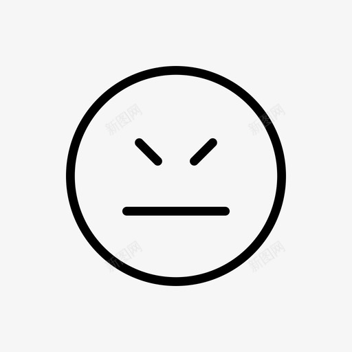 心烦表情情绪图标svg_新图网 https://ixintu.com 心烦 情绪 表情