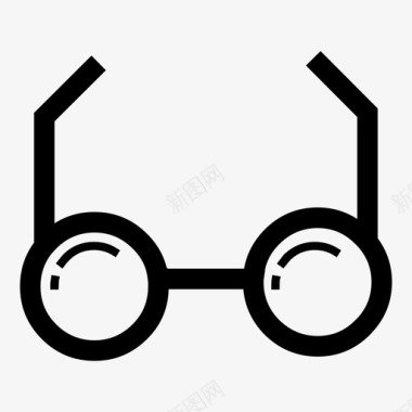 眼镜配件规格图标图标