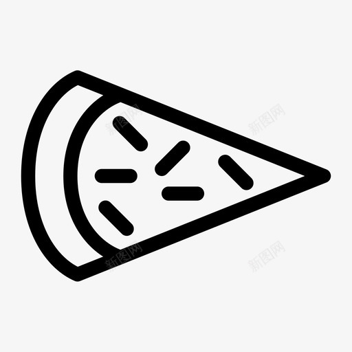 披萨片吃食物图标svg_新图网 https://ixintu.com 吃 披萨片 食物 香肠