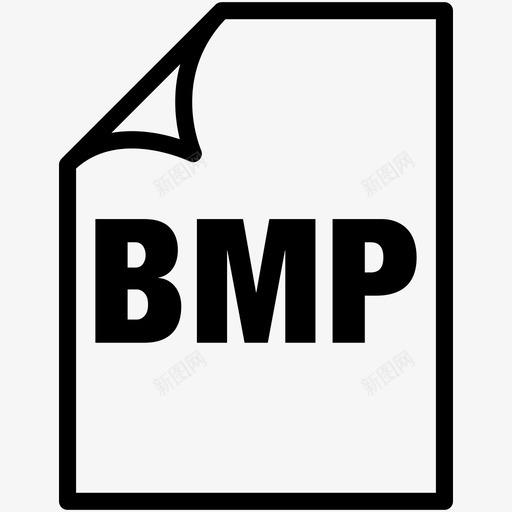 bmp扩展名文件图标svg_新图网 https://ixintu.com bmp 扩展名 文件 格式 格式化文件 类型