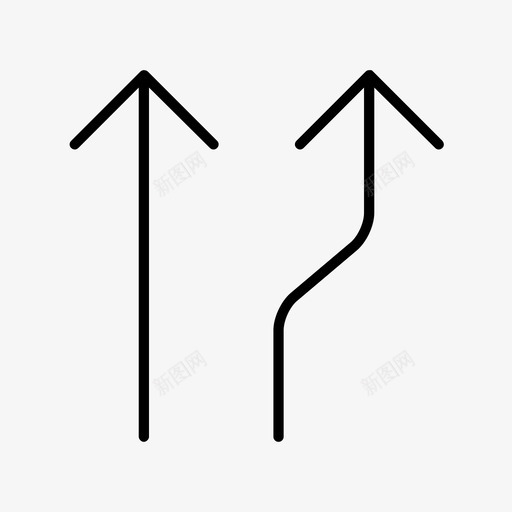方向标志箭头移动方向图标svg_新图网 https://ixintu.com 方向1 方向标志 标志板 移动方向 箭头